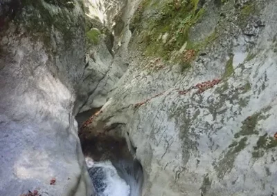 canyoning vercors moules marinières grenoble isère toboggan