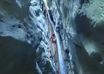 canyoning vercors moules marinières grenoble isère rappel