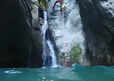 canyoning vercors moules marinières grenoble isère rappel