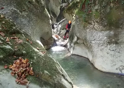 canyoning vercors moules marinières grenoble isère encaissement
