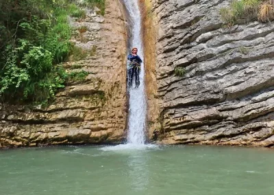 canyoning vercors moules marinières grenoble isère toboggan
