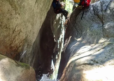 canyoning vercors moules marinières grenoble isère rappel