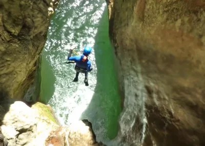 canyoning vercors moules marinières grenoble isère saut