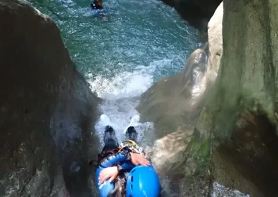 canyoning vercors moules marinières grenoble isère toboggan