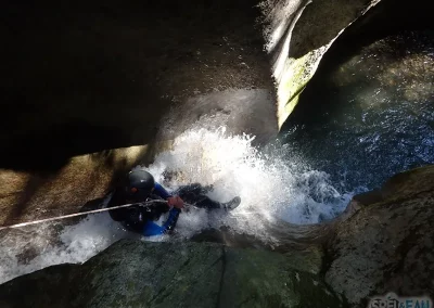 canyoning vercors moules marinières grenoble isère rappel