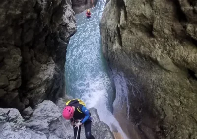 canyoning vercors moules marinières grenoble isère saut