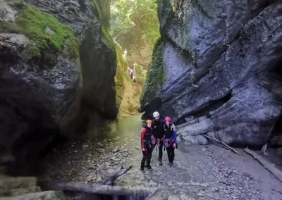 canyoning vercors moules marinières grenoble isère familial