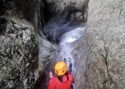 canyoning vercors moules marinières grenoble isère toboggan