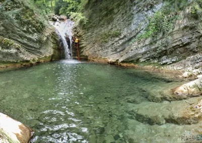 canyoning chartreuse cascade alloix grenoble isère saut