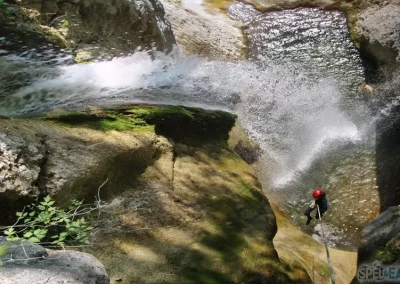 canyoning chartreuse cascade alloix grenoble isère passerelle
