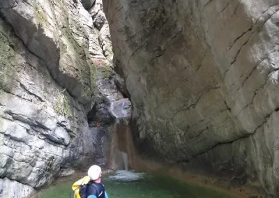 annecy canyoning bornes angon talloires saut