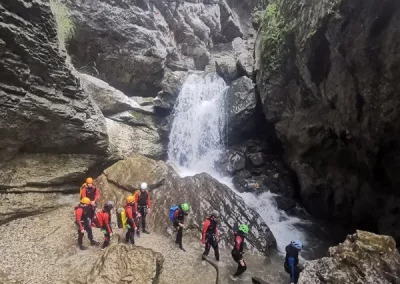 canyoning vercors grenoble ecouges cascade