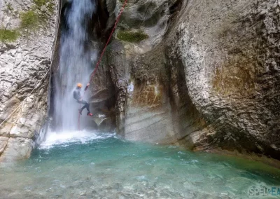 canyoning vercors grenoble ecouges rappel sombre
