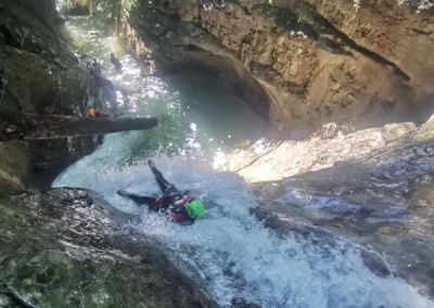 canyoning vercors grenoble ecouges toboggan