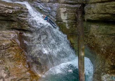 canyoning vercors grenoble ecouges bas toboggan ejectable