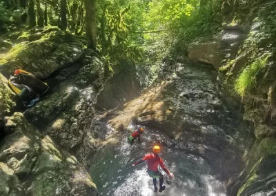 canyoning vercors grenoble ecouges bas saut piscine