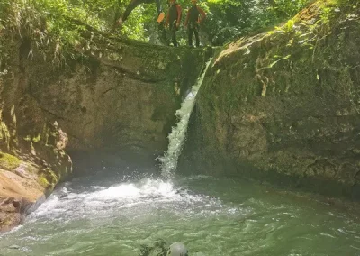 canyoning vercors grenoble ecouges bas jump