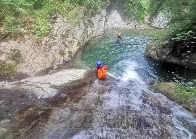 canyoning vercors grenoble ecouges bas toboggan