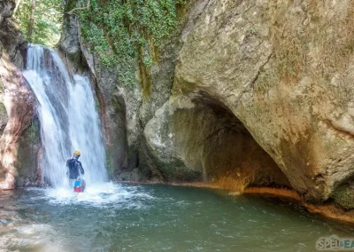 canyoning chartreuse grenand rappel saut toboggan