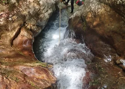 isère canyon pissarde 38 Grenoble toboggan