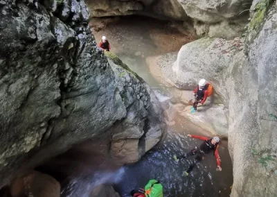 vercors canyoning pissarde Grenoble isère stage autonomie