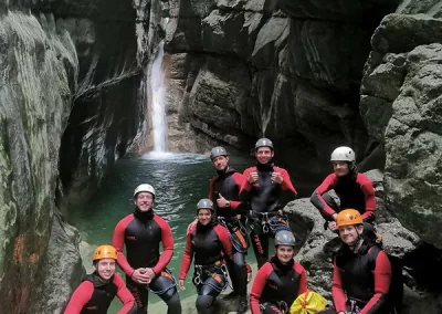 canyoning savoie pont diable genève sport groupe