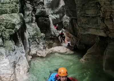 canyoning bauges pont diable annecy aventure verticale