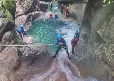 canyon bauges terneze annecy savoie activité evjf