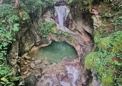 canyoning bauges terneze chambéry savoie toboggan