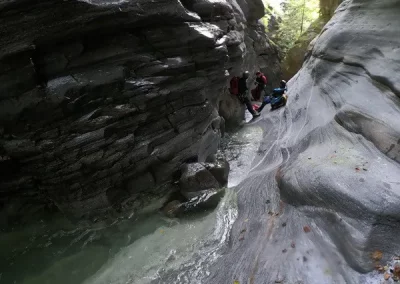 Tessin canyoning suisse Ticino Italie