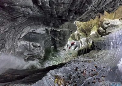 Tessin canyoning suisse helico Plus beau canyon