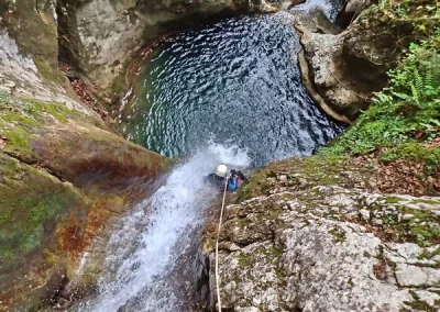 canyoning vercors versoud valence lyon isère toboggan