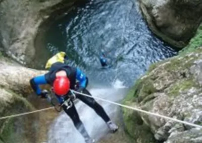 canyoning vercors versoud valence lyon isère toboggan