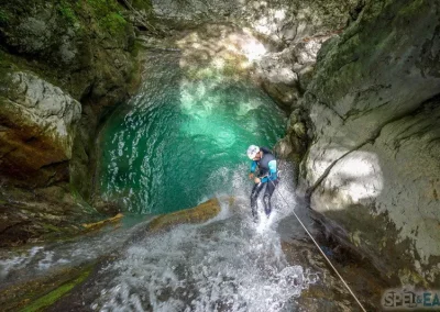 canyoning vercors versoud valence lyon isère rappel
