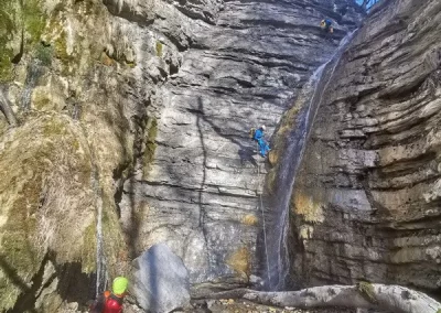 canyoning chartreuse cascade gorgette grenoble isère