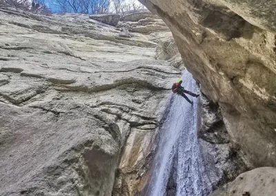 canyoning chartreuse cascade craponoz grenoble rappel
