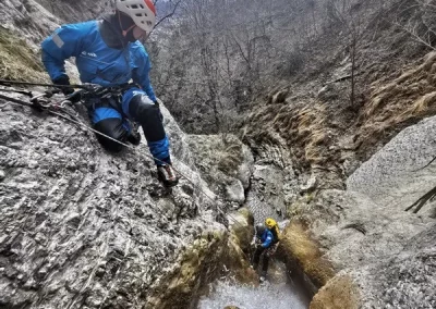 canyoning chartreuse cascade craponoz grenoble 130m