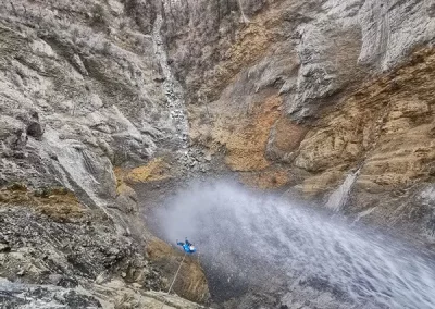 canyoning chartreuse cascade craponoz grenoble 120m