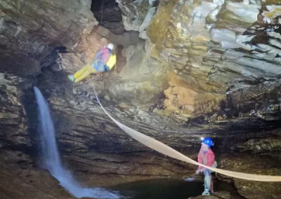 Spéléologie Bauges Litorne FE Bauges Chambéry traversée