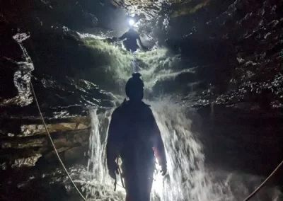Spéléologie Bauges Pic Noir FE Bauges collecteur traversée